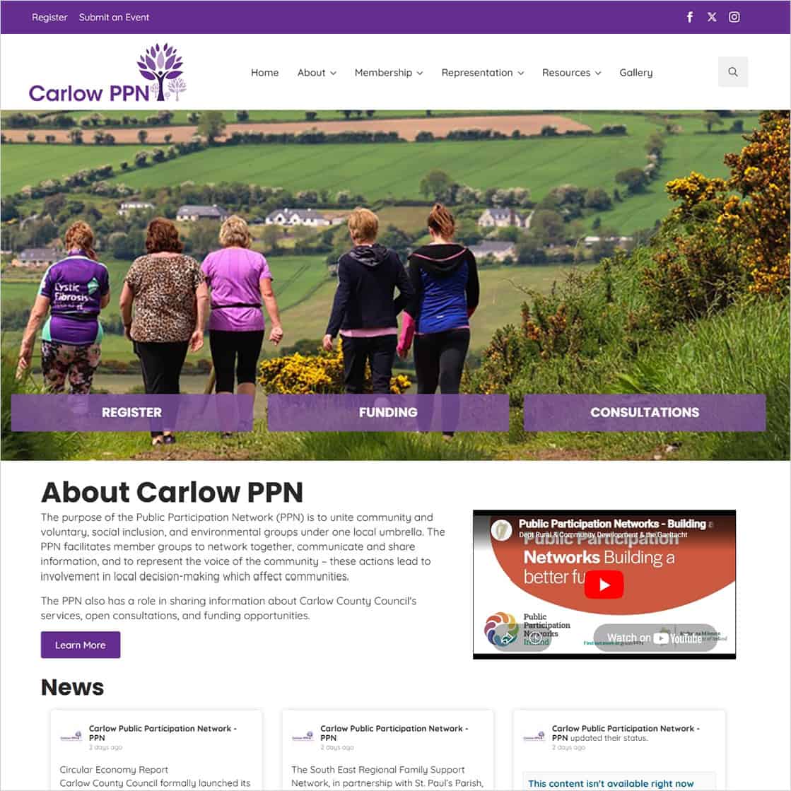 New Website Launch: Carlow PPN